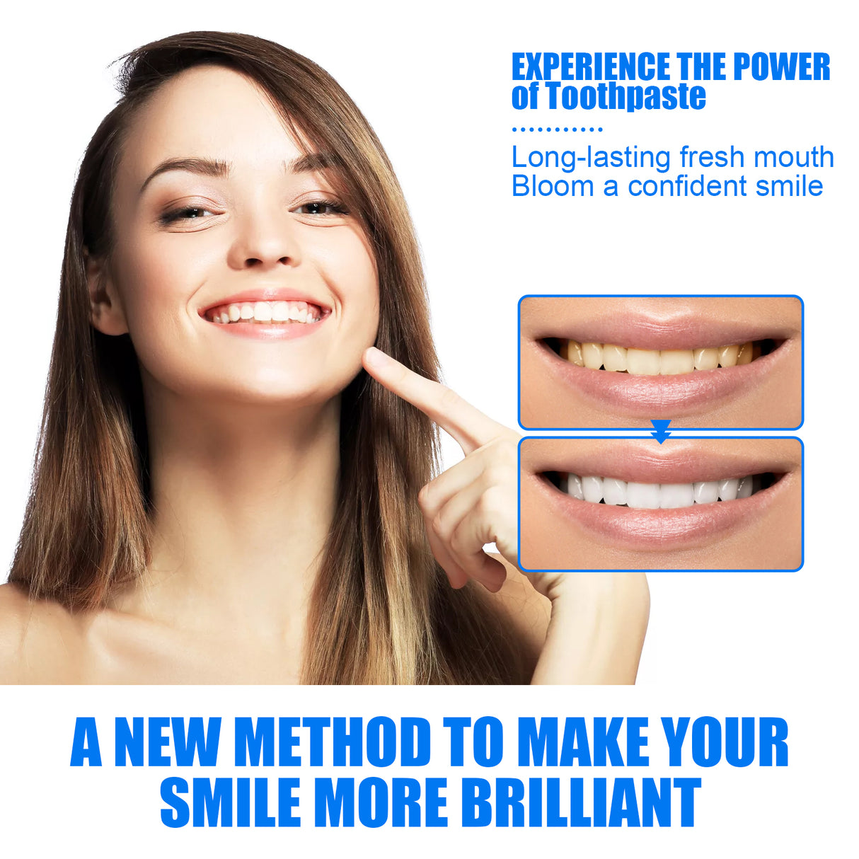 Fruity White Toothpaste Series, Clean Tooth Stains Fresh Breath White Tooth Care Toothpaste - V.I.P Digital Presence