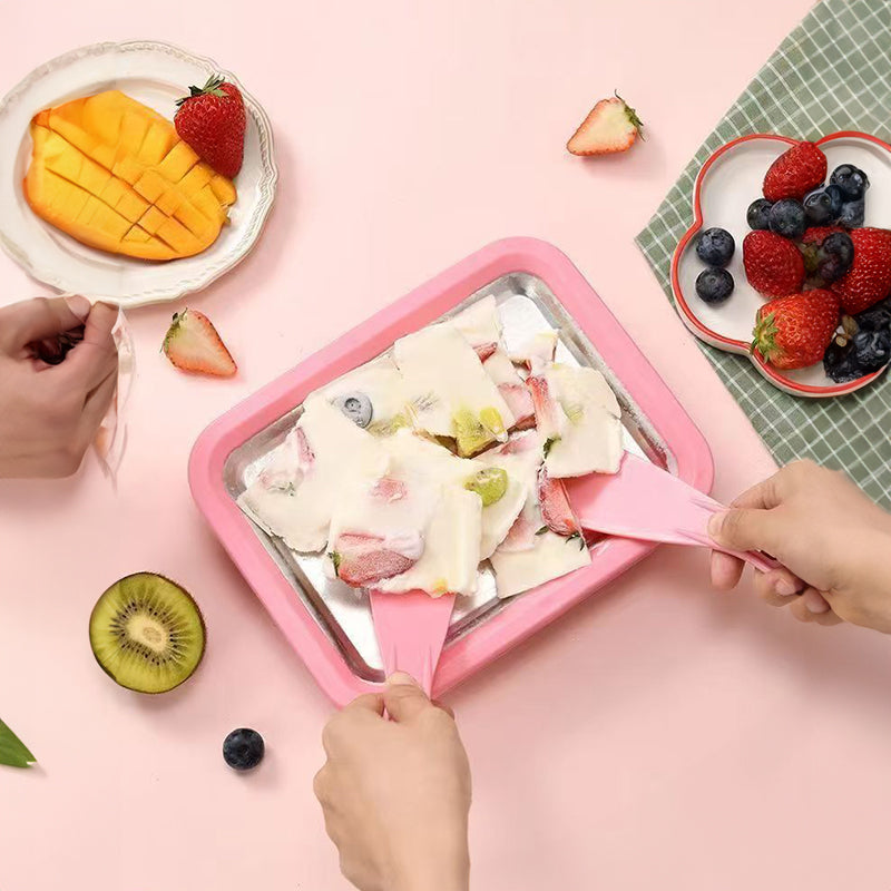 Home ice cream maker, small frozen yogurt maker, handmade for kids, frozen ice tray, family kitchen tools - V.I.P Digital Presence