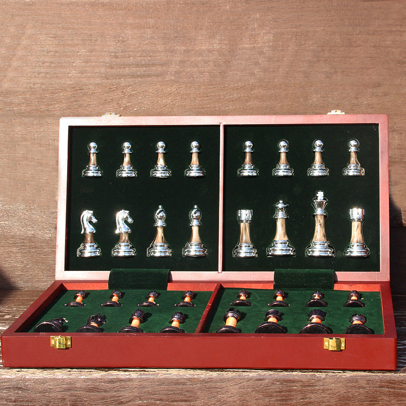 International Chess Metal Acrylic Imitation Jade Set Gift Chess Board Chess Table Western Chess Chess Pieces - V.I.P Digital Presence