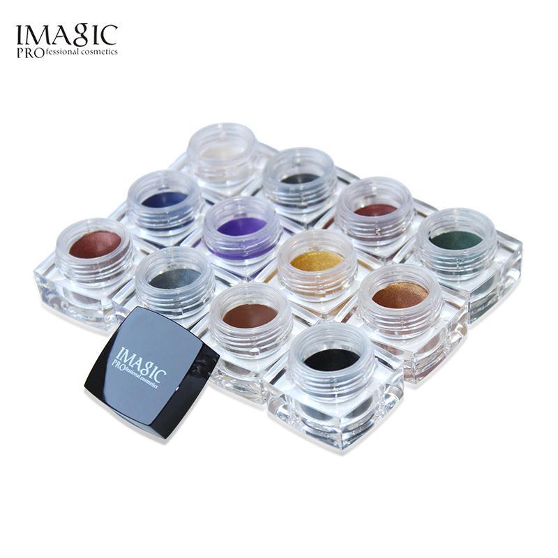 IMAGIC Gel Eyeshadow Cream Waterproof Long Lasting Shimmer Glow 12 Colors - V.I.P Digital Presence