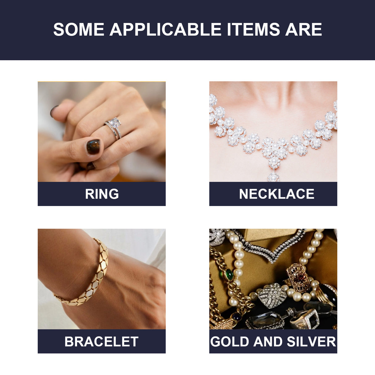 Jewelry Cleaner, Gold And Silver Jewelry Watches Diamond Ring Jewelry Decontamination Anti-Oxidation Cleaner - V.I.P Digital Presence