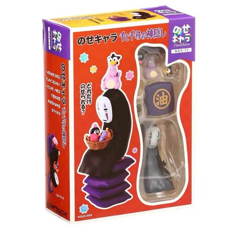 Anime Hayao Miyazaki, Totoro, Black Cat, Faceless Doll, Stacked Music Doll, Handmade DIY Toy, Small Ornament - V.I.P Digital Presence