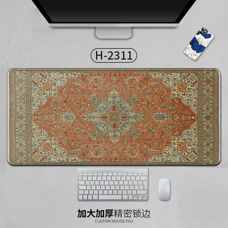 Large Persian Mouse Pad Office Carpet MousePad Natural Rubber Lockedge Anti Slip Desk Mat Laptop Office Game Accessories Pad - V.I.P Digital Presence