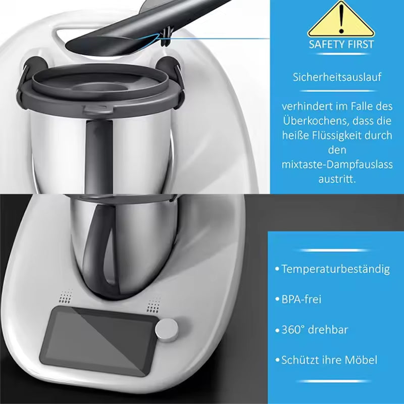 Steam Diverter for Thermomix TM5/TM6 pressure cookers. It's an air - guided, anti - scald steam relief tool for exhaust pipes. - V.I.P Digital Presence