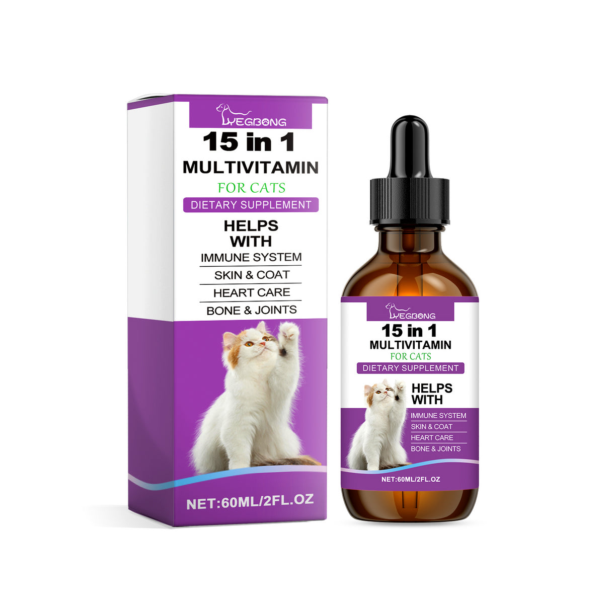 Pet Cat Vitamin Drops Care For Pets With Physical Discomfort Daily Care Vitamin Supplements - V.I.P Digital Presence
