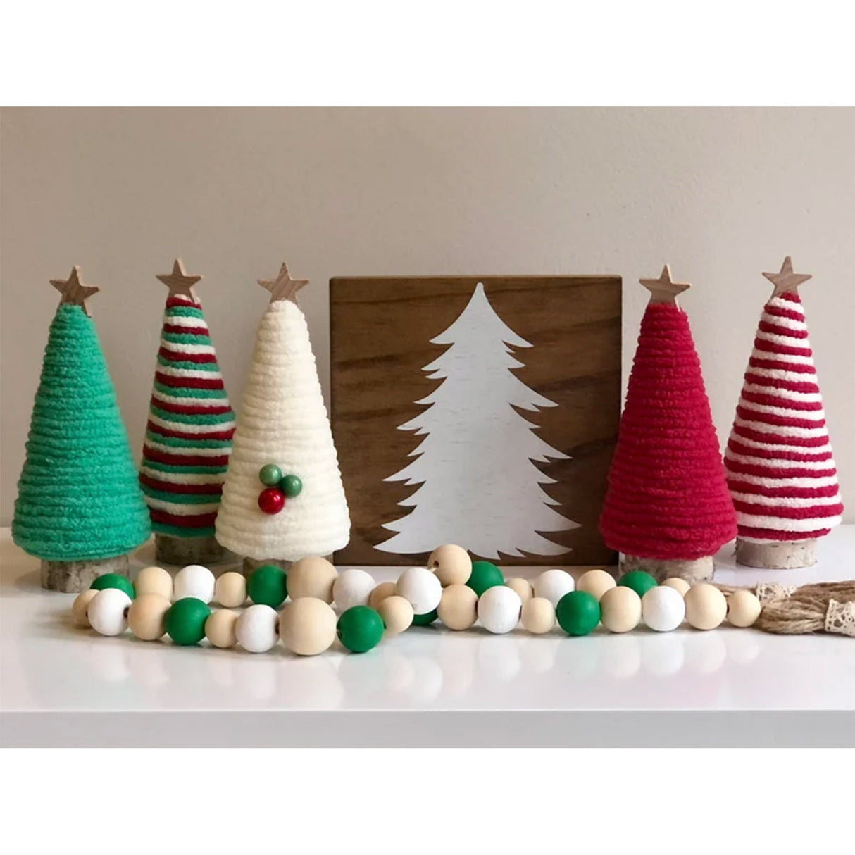 Christmas Mini Christmas Tree Table Shelves Scene Decoration Tray Ornaments - V.I.P Digital Presence