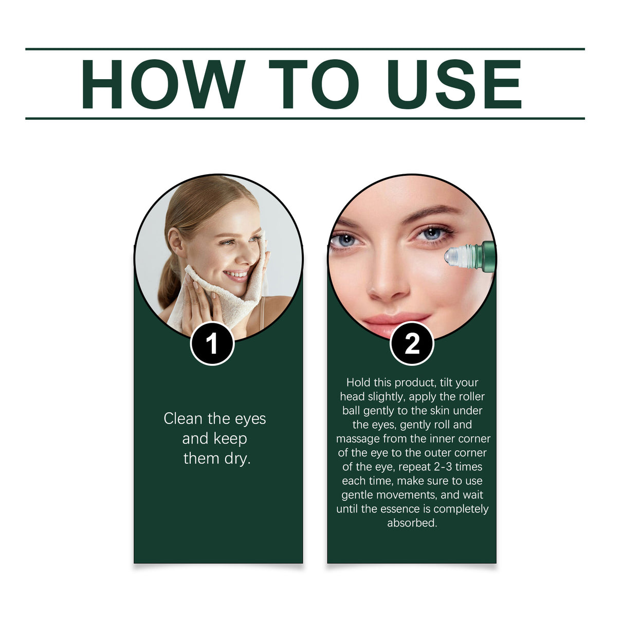 Mint Essence Eye Roller, Fade Fine Lines Crow's Feet Moisturizing Elastic Eye Anti-Wrinkle - V.I.P Digital Presence