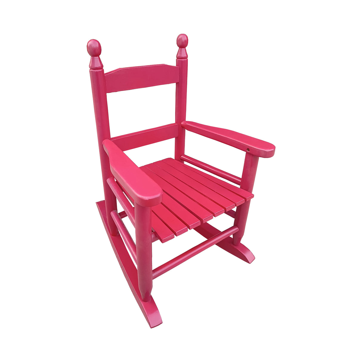 Children's rocking red chair- Indoor or Outdoor -Suitable for kids-Durable Solid Wood