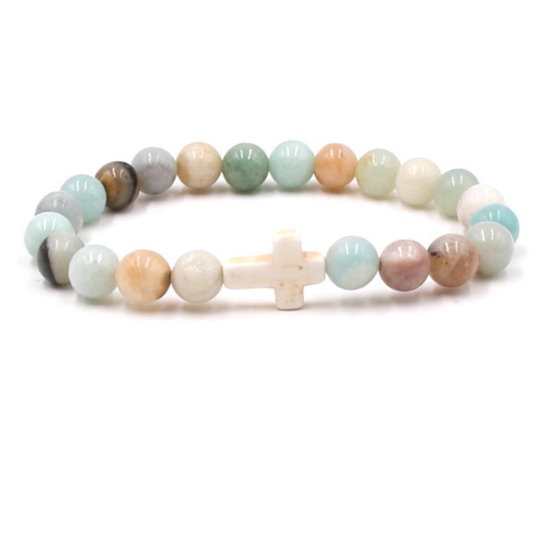 Fashion bead jewelry cross bracelet - V.I.P Digital Presence