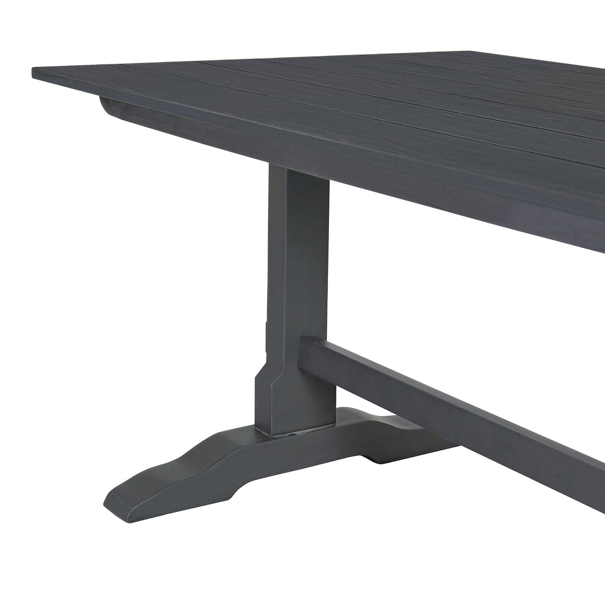 TREXM 3-piece retro cutlery set, rectangular stand table, and 2 wooden stools for 4 people (gray) - V.I.P Digital Presence