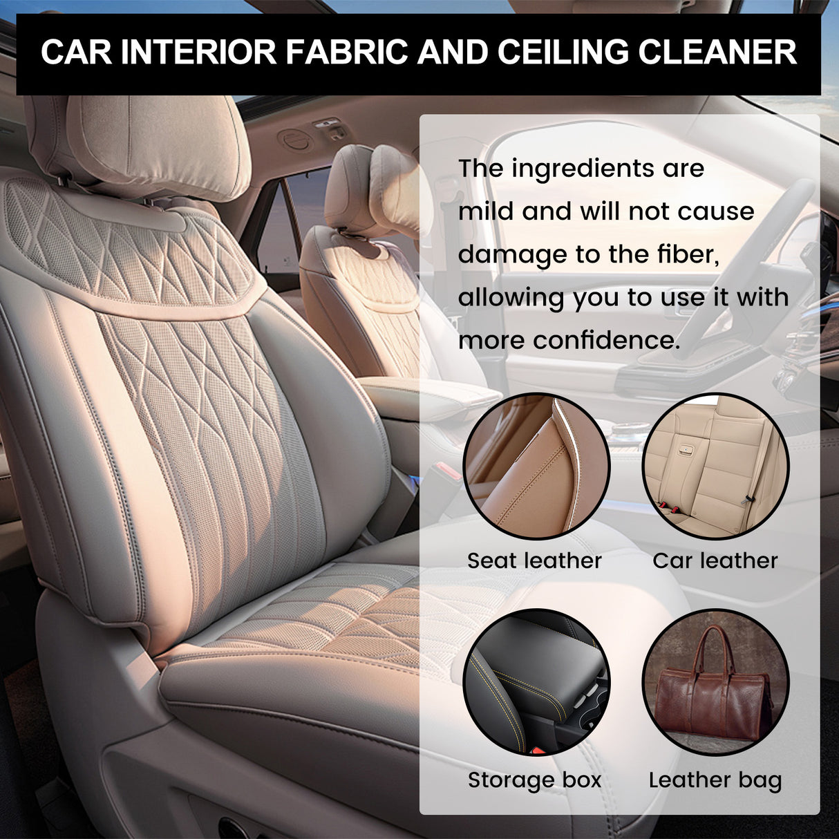 Automotive Leather Polish, Car Interior Leather Seat Leather Maintenance Refurbishment Decontamination Cleaning Agent - V.I.P Digital Presence