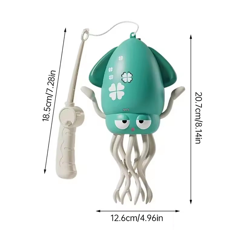 Creative Dancing Squid: auto-sense, obstacle-avoid e-pet with music, lights, rechargeable & interactive gift. - V.I.P Digital Presence