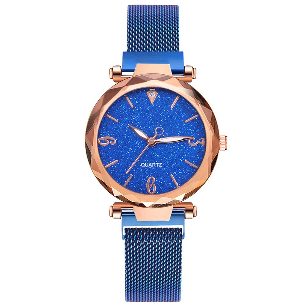 Rose Gold Women Watch Top Brand Luxury Magnetic Starry Sky Lady Wrist Watch Mesh Female Clock For Dropship relogio feminino - V.I.P Digital Presence