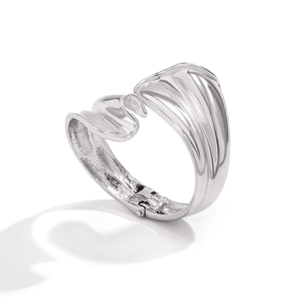 Punk style exaggerated irregular folds personalized winding fish tail bracelet Bracelet - V.I.P Digital Presence