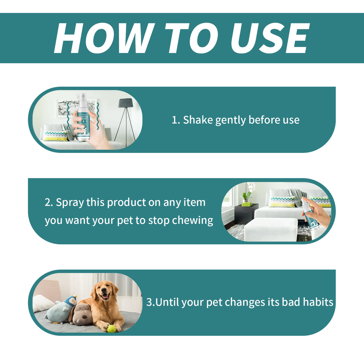 Corrective Chewing Spray For Pets, Anti-Cat/Dog Scratching Sofa Chewing Pet Behavior Modification Spray - V.I.P Digital Presence