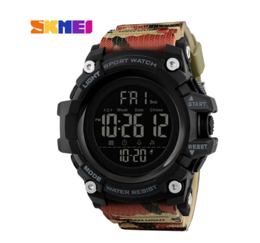 SKMEI 1384 Countdown Stopwatch Sport Watch Mens Watches Top Brand Luxury Men Wrist Watch Waterproof LED Electronic Digital Male Watch - V.I.P Digital Presence