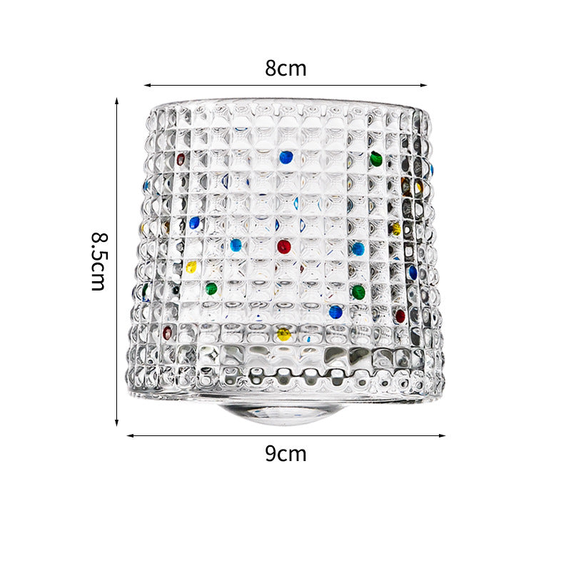 Hand drawn rotating glass cups multiple multi-purpose whiskey glasses rotating glass cups - V.I.P Digital Presence