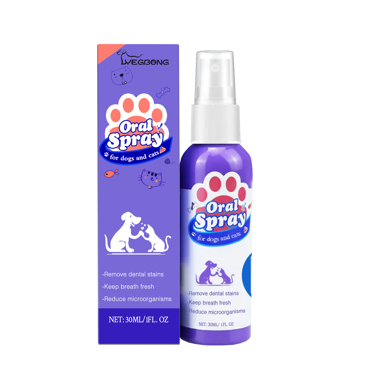 Tooth Cleaning Spray For Cats And Dogs, Remove Tooth Stains Fresh Breath Pets Oral Care Spray - V.I.P Digital Presence