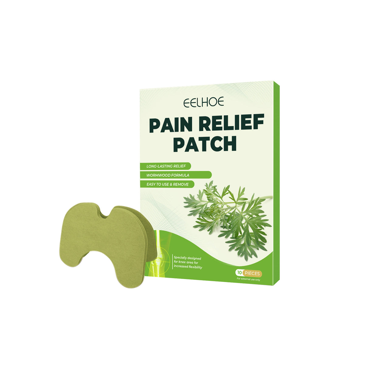 EELHOE Mugwort pain relief patch to relieve joint, lumbar, cervical, knee, leg and tendon pain - V.I.P Digital Presence