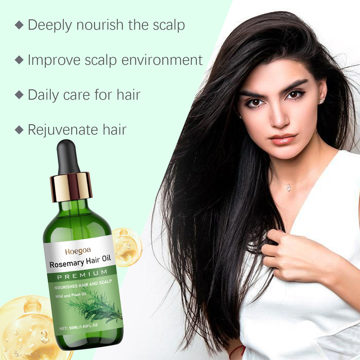 Rosemary Oil Hair Essential Oil Strengthens, Softens And Nourishes Hair Care Rosemary Oil Essential Oil - V.I.P Digital Presence