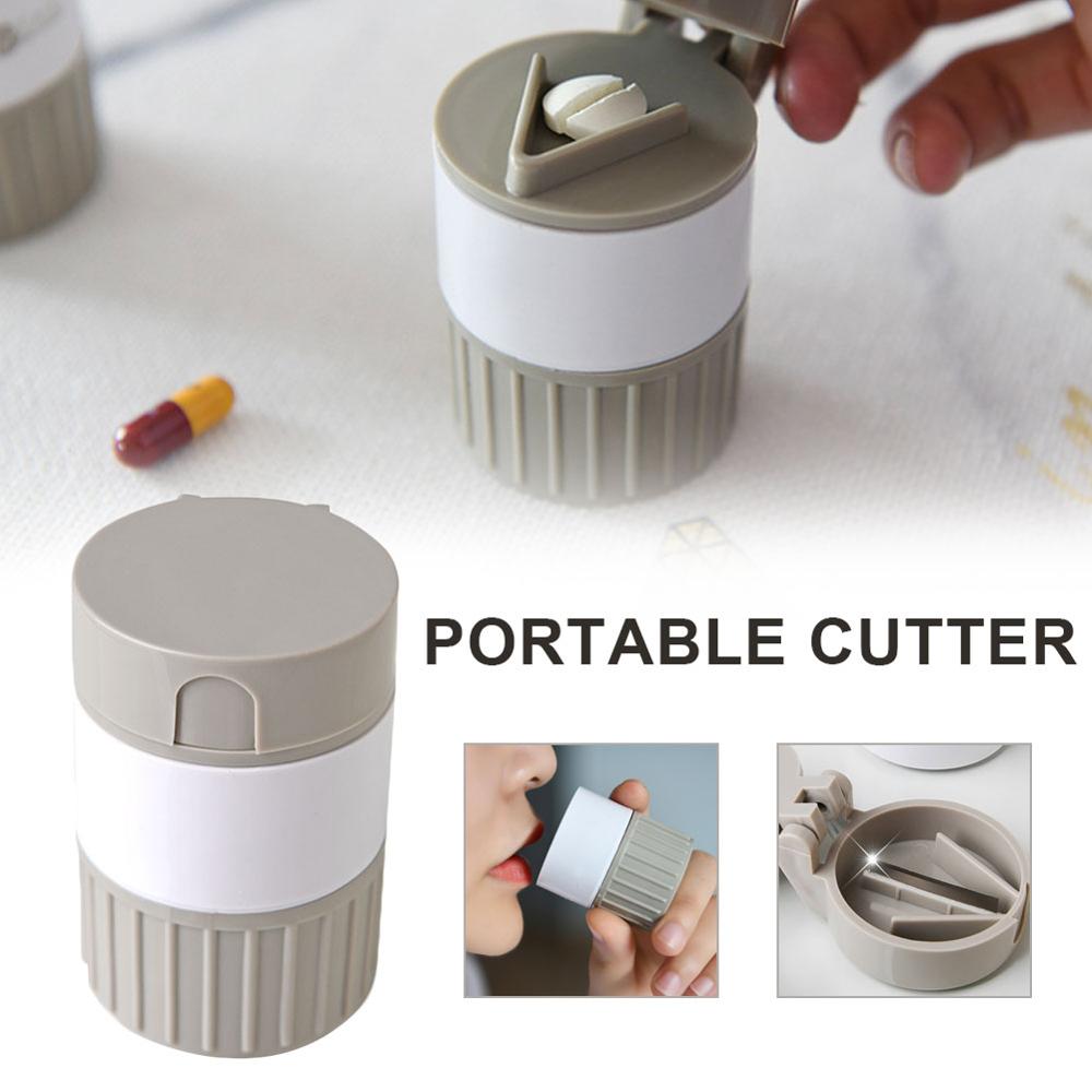 4 In 1 Portable Medicine Box Powder Separator Powder Household Grinder Pill Medicine Cutter Mini Home Medicine Storage Box - V.I.P Digital Presence