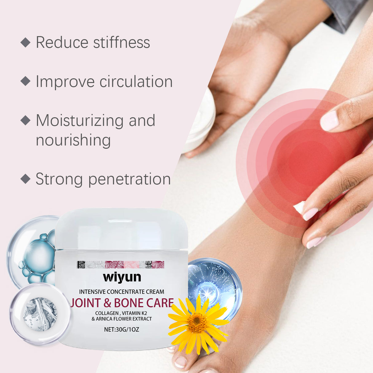 Joint Pain Relief Cream Relieves Knee, Shoulder, Neck And Back Muscle Pain Discomfort Body Care Cream - V.I.P Digital Presence