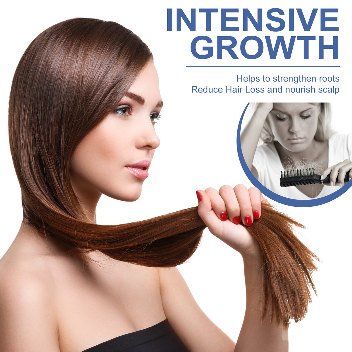 Intensive Growth Cream, Scalp Massage Repair Nourish Hair Root Thick Soft Hair Fluffy Hair Care Cream - V.I.P Digital Presence