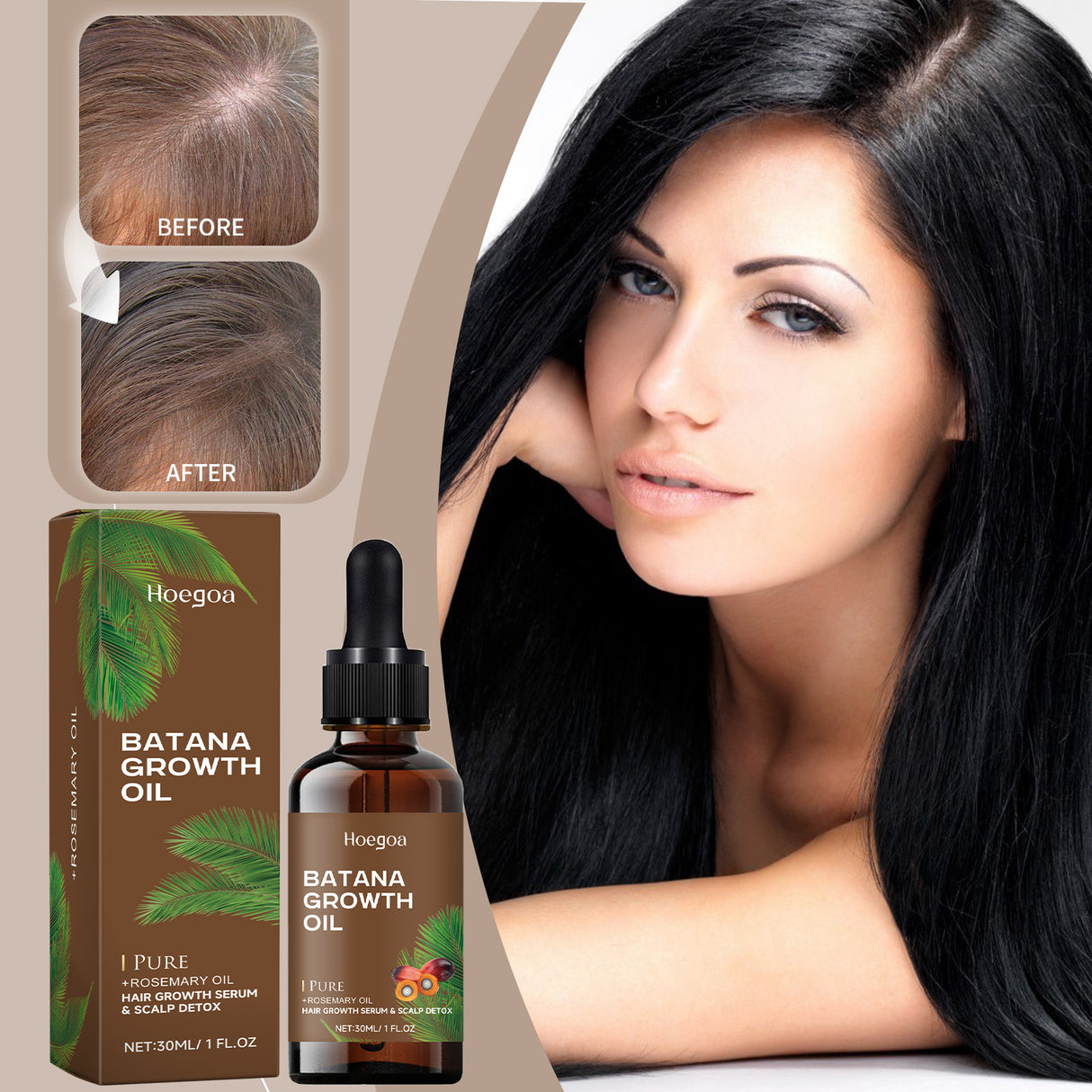 Batana Essential Oil Moisturizes Hair, Fluffs Hair Roots, Strengthens And Strengthens Hair Essential Oil - V.I.P Digital Presence