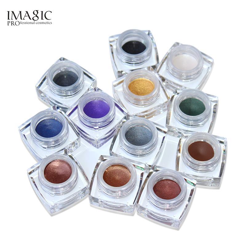 IMAGIC Gel Eyeshadow Cream Waterproof Long Lasting Shimmer Glow 12 Colors - V.I.P Digital Presence