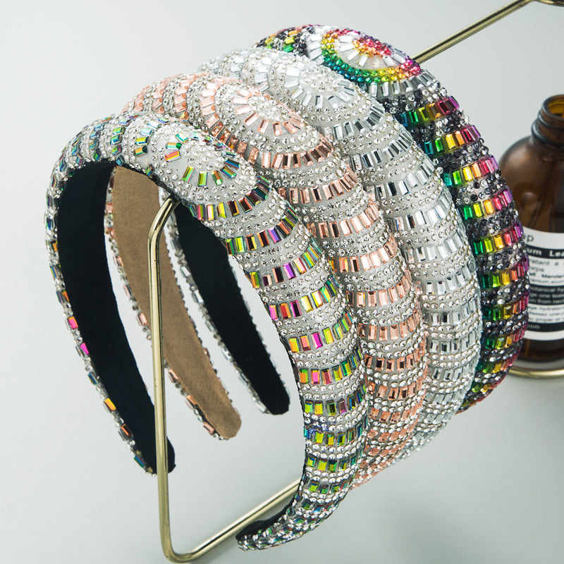 Hair Hoop Fashion Shiny Crystal Baroque Head Hoop French Hair Hoop Small Fragrance Hair Band Hair Accessories - V.I.P Digital Presence