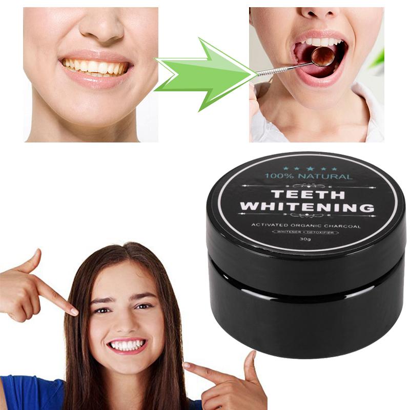 30g Teeth Whitening Scaling Powder Oral Hygiene Cleaning Packing Premium Activated Bamboo Charcoal Powder - V.I.P Digital Presence