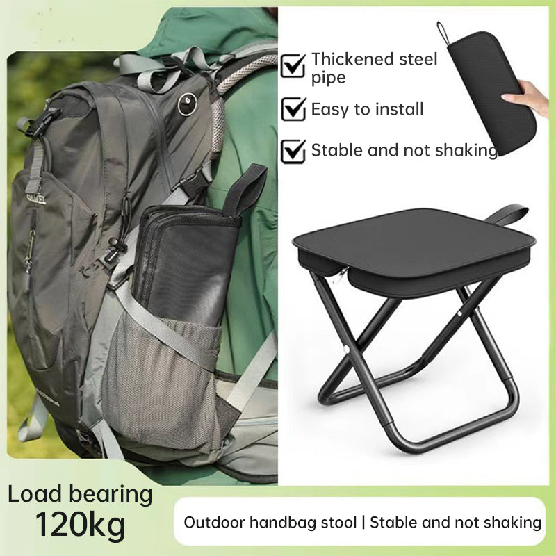 Portable Ultralight Camping Picnic Chair - Doubles as Fishing Stool and Travel Seat with Fishing Tool Holder - V.I.P Digital Presence