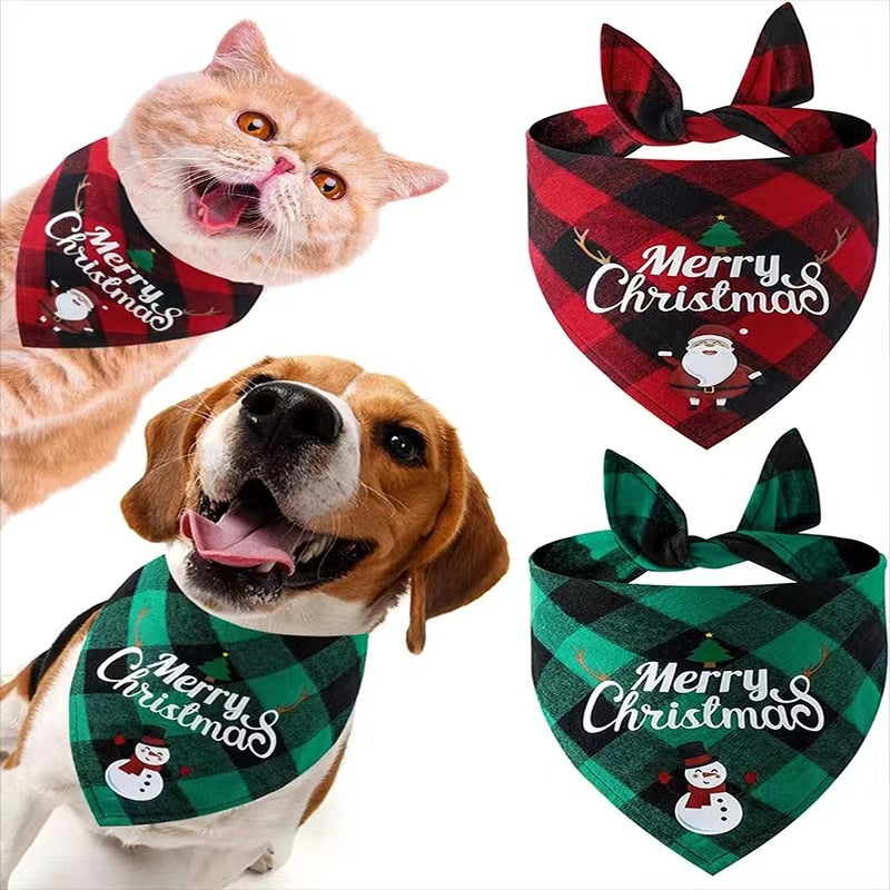Christmas Day Border Protection Pet Small, Medium, and Large Dogs, Dogs, Cats, Teddy Triangular Towels, Water Jars - V.I.P Digital Presence