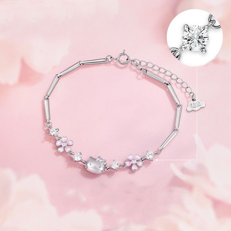 Sakura Hello Kitty Bracelet Women's HelloKitty Simple and Versatile Flower - V.I.P Digital Presence