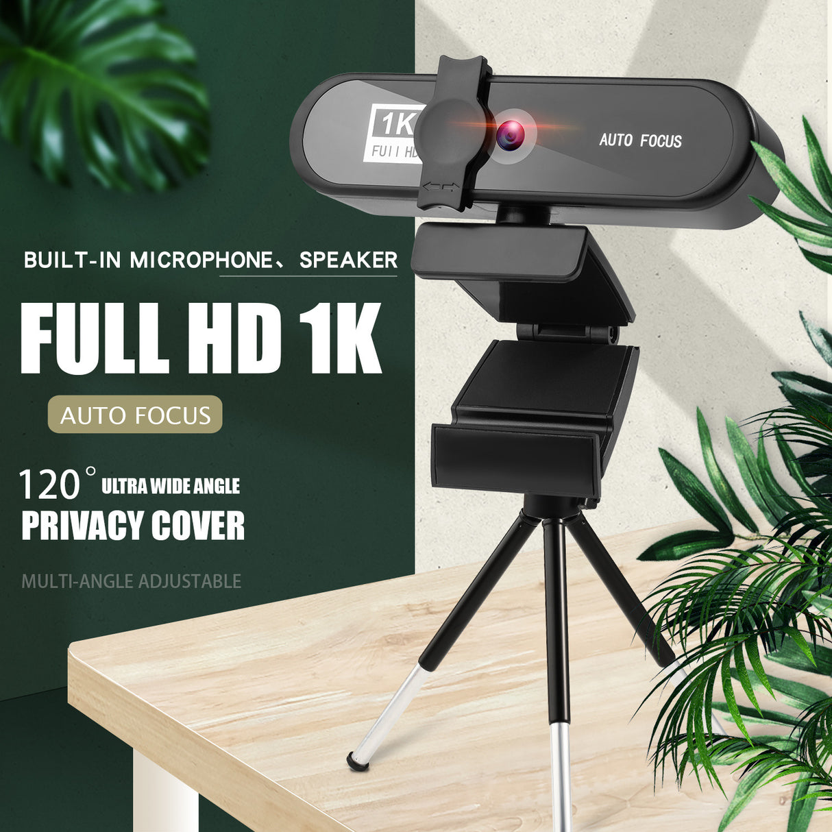 4k Beauty Auto Focus 1080p Computer Camera 8K Network USB Live Webcam 2K Drive Free - V.I.P Digital Presence