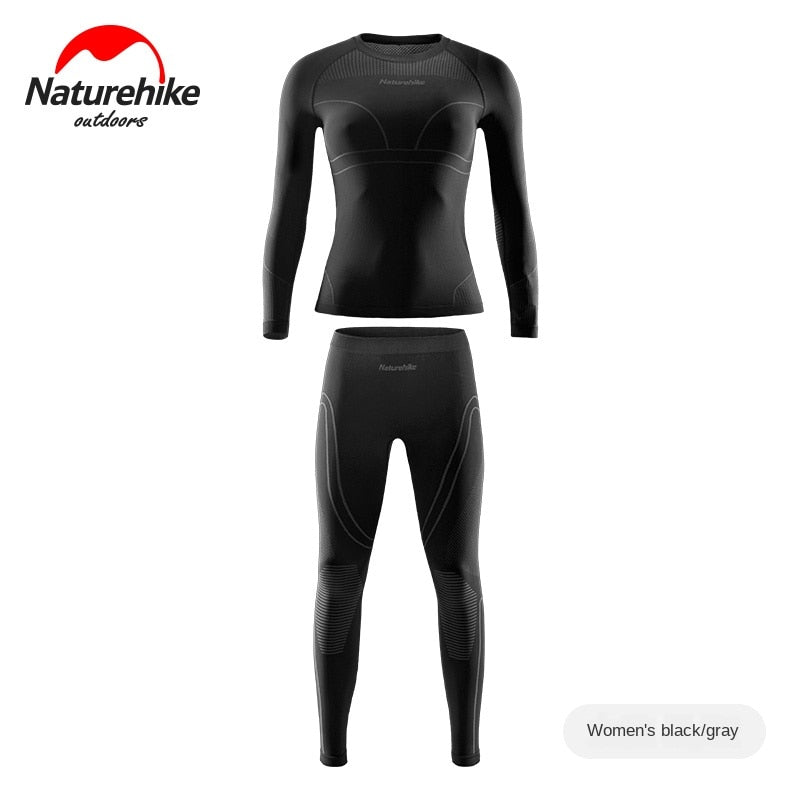 Naturehike Clearance promotion Quick-drying underwear suits for men and women skiing outdoor function wicking thermal underwear