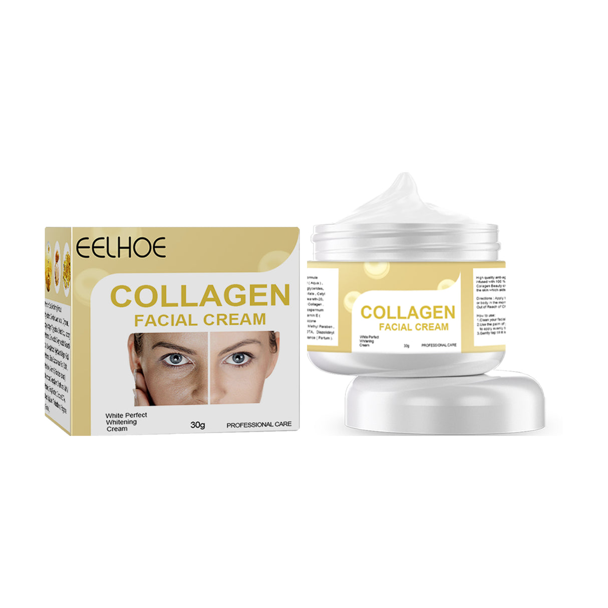 Collagen Cream, Brightening Moisturizing Facial Skin And Smoothing Fine Lines Cream - V.I.P Digital Presence