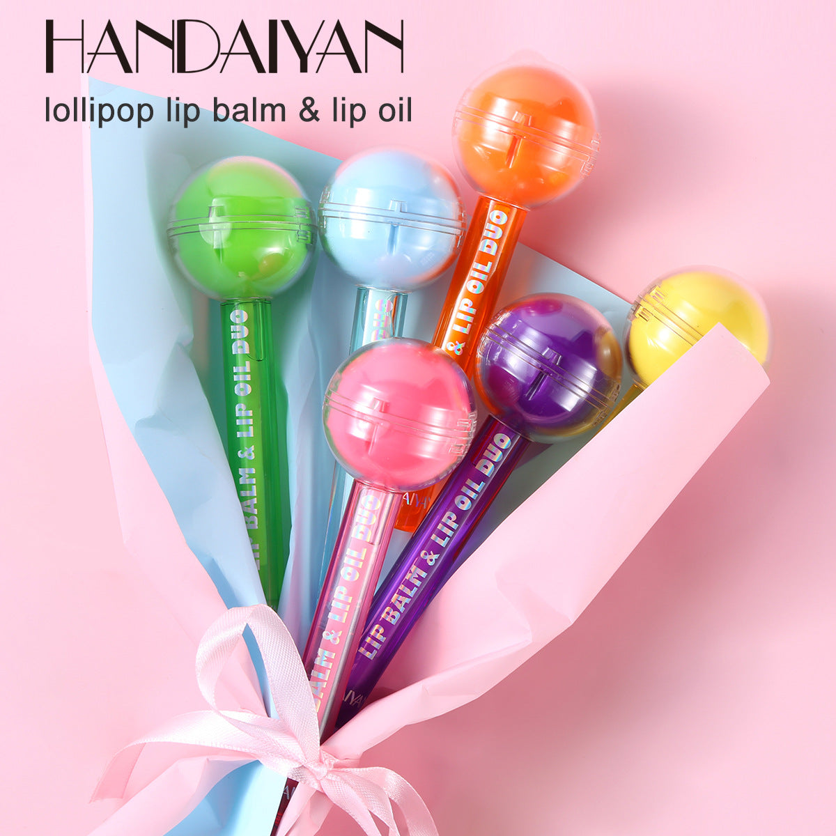 HANDAIYAN Dual-Use Lollipop Color-Changing Lip Balm Lipstick Moisturizing Lip Oil Lip Gloss - V.I.P Digital Presence