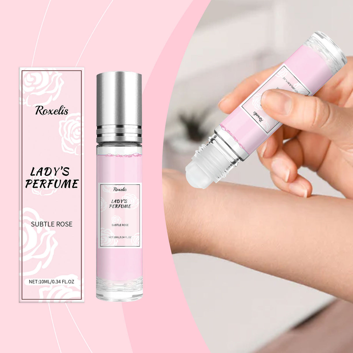 Rose Fragrance Fresh Powder Perfume, Natural Fragrance Niche Charming Charm Perfume Pheromone Fragrance Eau De Toilette - V.I.P Digital Presence