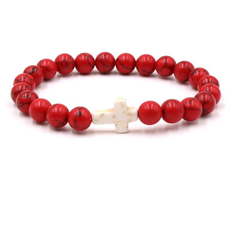 Fashion bead jewelry cross bracelet - V.I.P Digital Presence