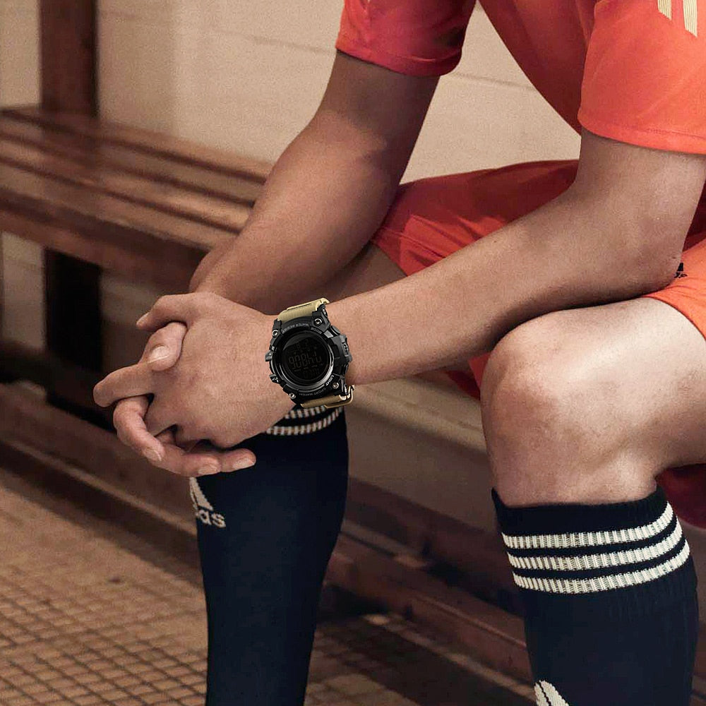 SKMEI 1384 Countdown Stopwatch Sport Watch Mens Watches Top Brand Luxury Men Wrist Watch Waterproof LED Electronic Digital Male Watch - V.I.P Digital Presence