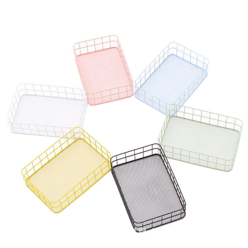 Desktop storage basket cosmetic storage basket home storage - V.I.P Digital Presence