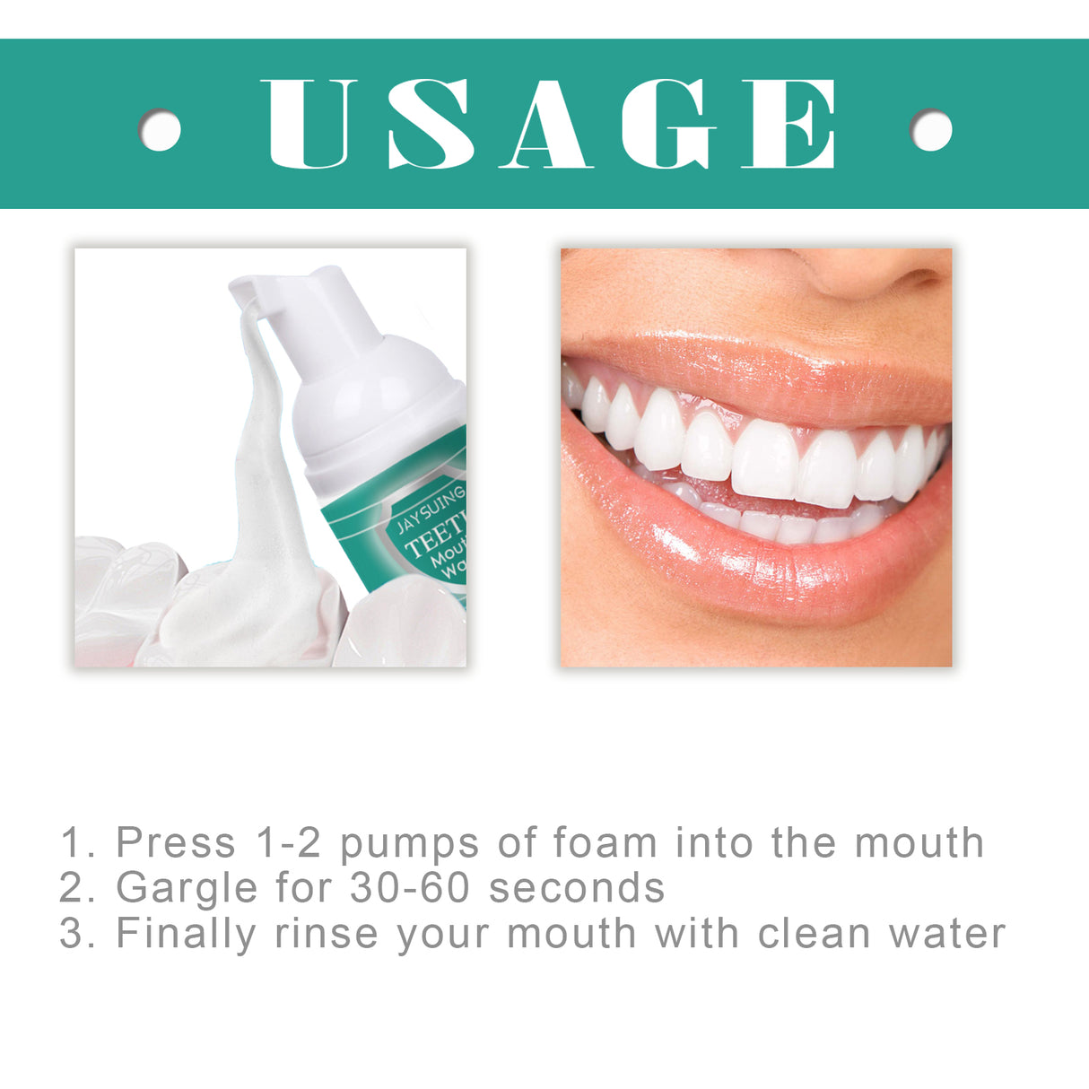 Foaming Teeth Mousse deeply cleans teeth stains, tooth yolk, gums and fresh breath - V.I.P Digital Presence