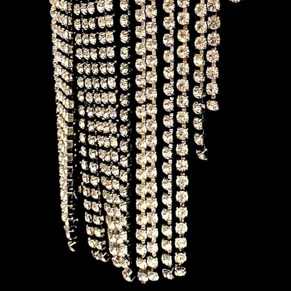 Big diamond tassel headwear water diamond full diamond temperament ethnic style hat - V.I.P Digital Presence