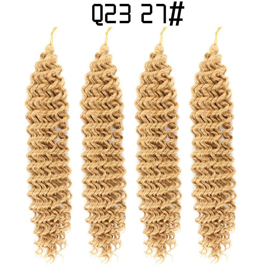 African crochet hair wig Deep Wave hair Latin American curly braided hair fluffy - V.I.P Digital Presence