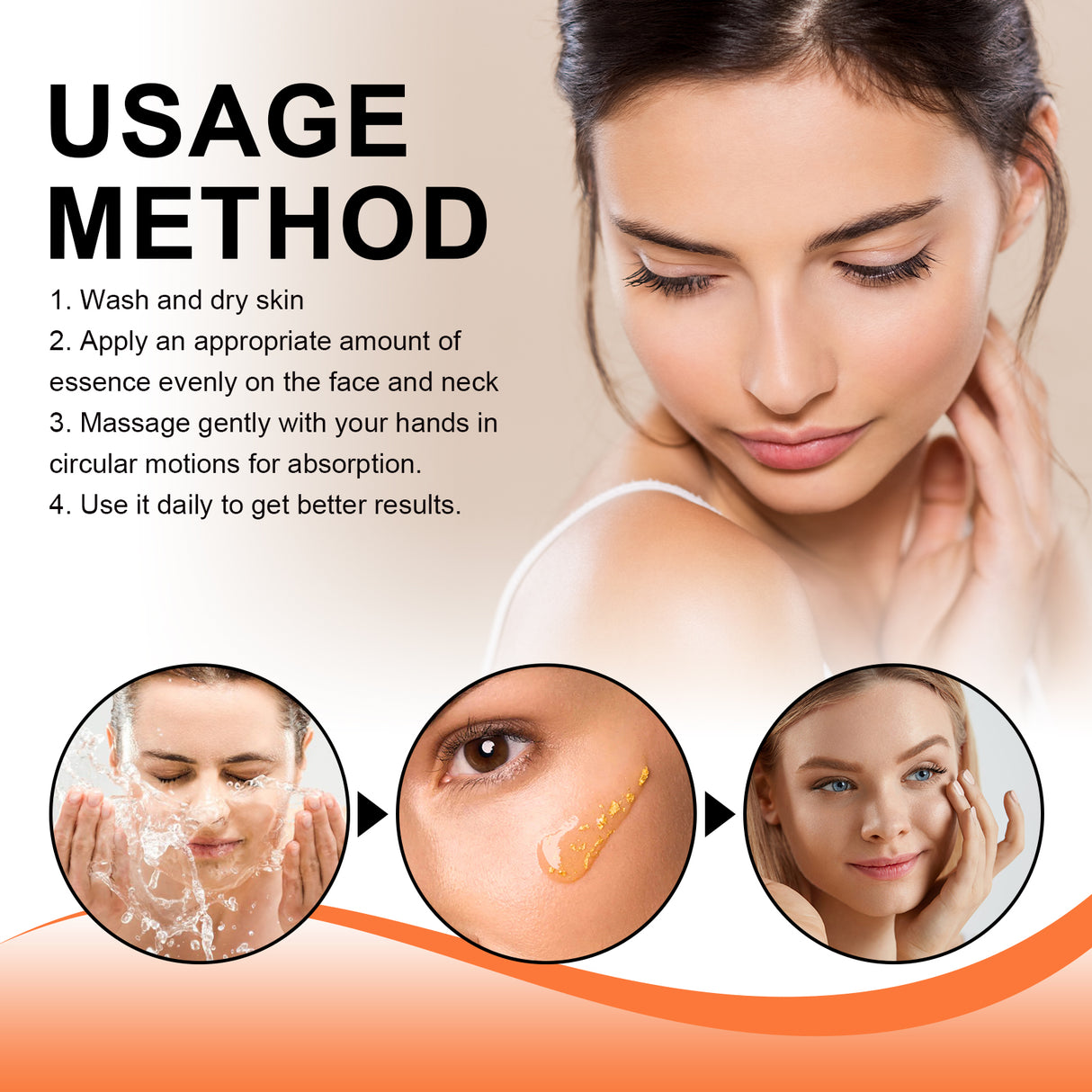 24k Gold Peptide Reversal Serum, Moisturizing Anti-wrinkle Firming And Anti-aging Essence