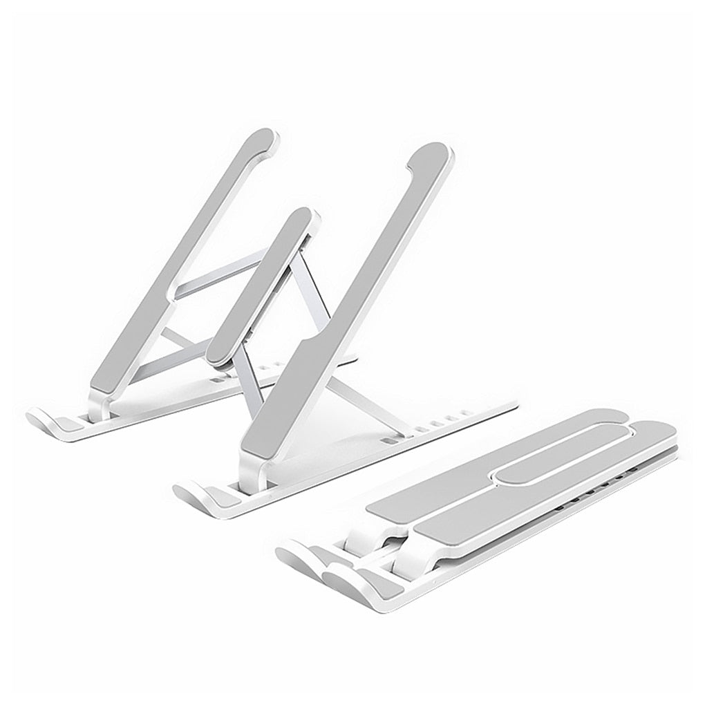 Portable Laptop Stand Foldable Height Adjustable Support Base Computer Cooling Stand Hollow Design Laptop Holder - V.I.P Digital Presence