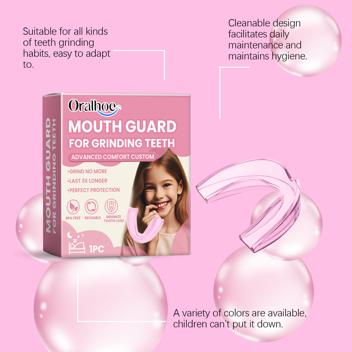 Children's Molar Mouthguard At Night Sleep Anti-Bite Molar Mouthguard Protects Children's Teeth - V.I.P Digital Presence