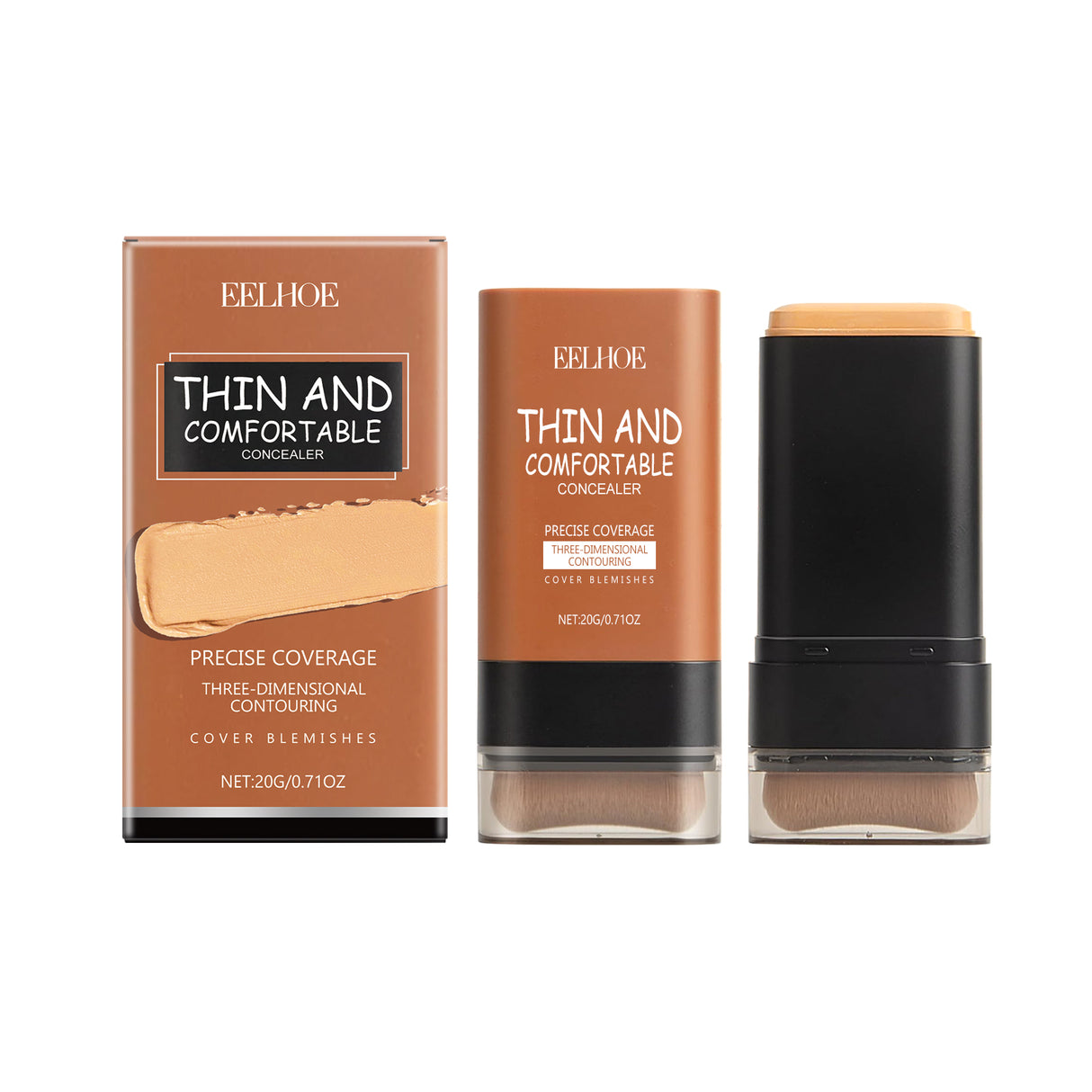 Light Transparent Concealer Foundation Stick, The Liquid Foundation Is Not Easy To Remove Makeup Moisture Natural Refreshing - V.I.P Digital Presence