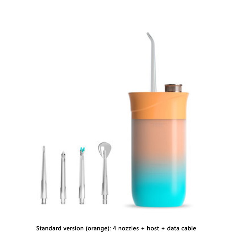 Portable Oral Flusher Mini Water Toothpick Teeth Cleaner Dental Flusher Oral Teeth Cleaner Water Pulse Large-Volume 200ml - V.I.P Digital Presence